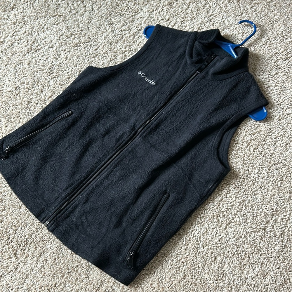 Columbia Fleece Vest - Size M - Black